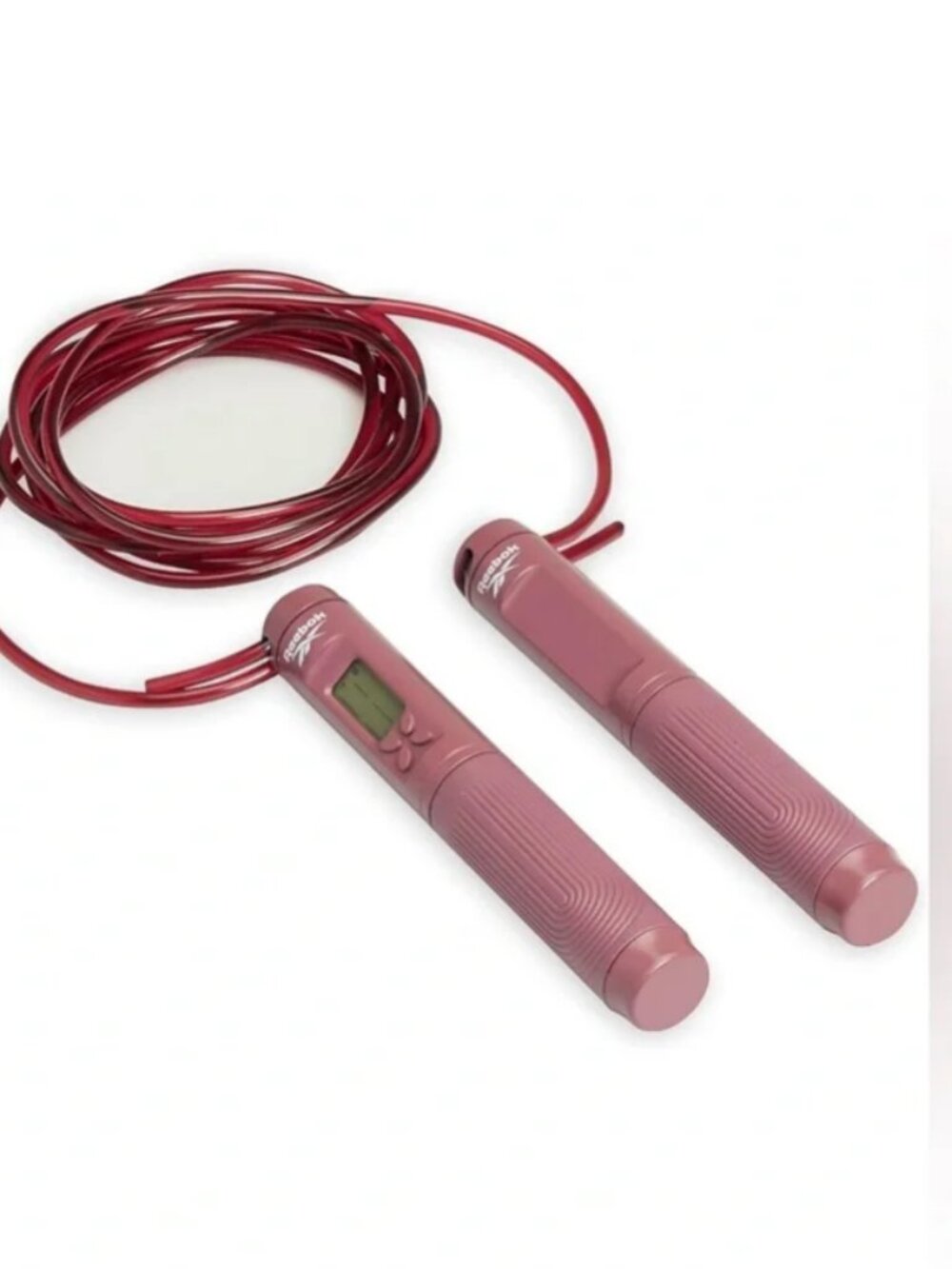 Reebok Burgundy 2-in-1 Digital Jump Rope